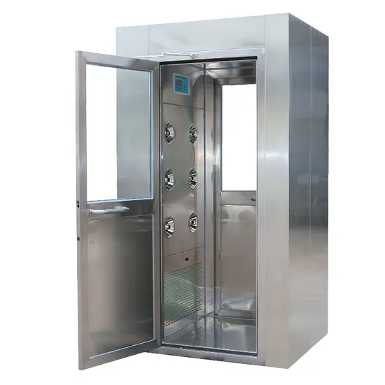 Stainless Steel 4-Person Double-Side Air Blow Shower Room Intelligent Air Shower Room